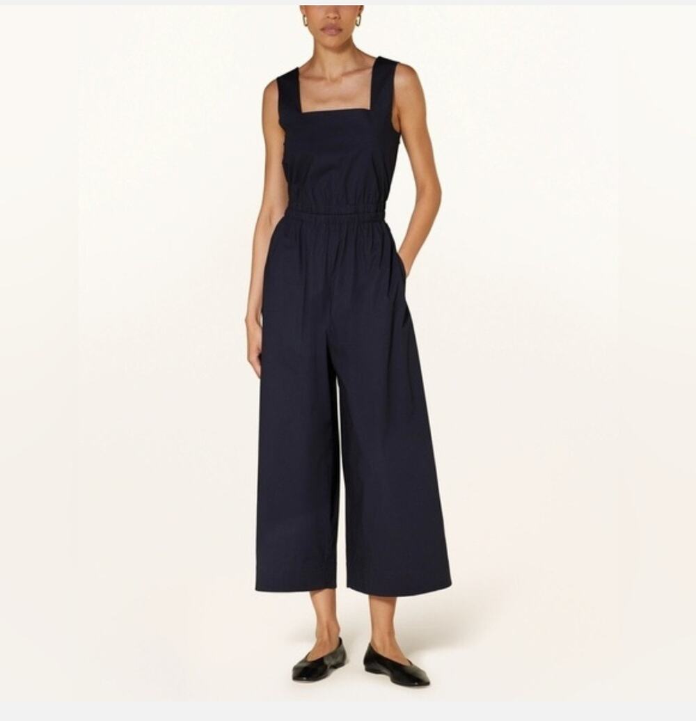 COS Black Wide Leg Back Cut Out Jumpsuit